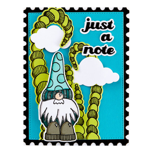 Spellbinders No Place Like Gnome Cling Stamps From Stamps & Dies By Dyan Reaveley