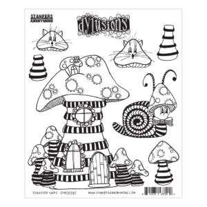 Spellbinders Toadstool Tales Cling Stamps From Stamps & Dies By Dyan Reaveley