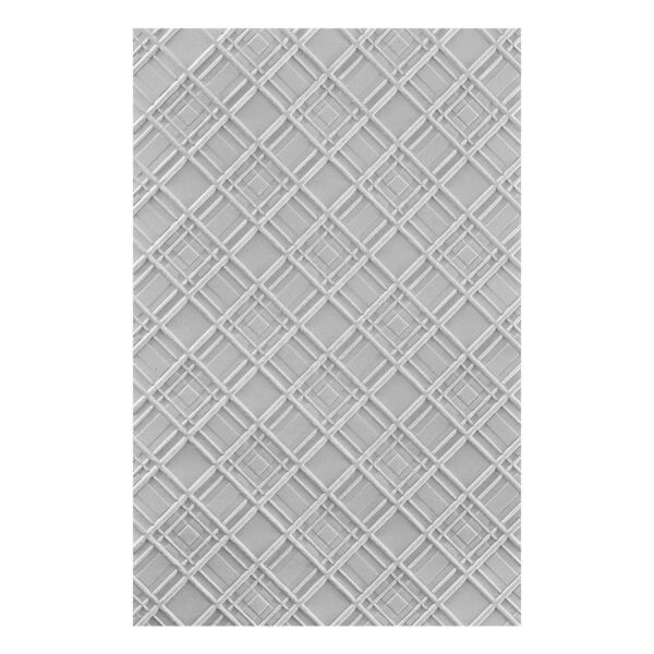 Spellbinders Argyle Plaid 3D Embossing Folder From the Home For the Holidays Collection