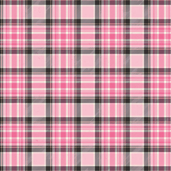 Photo Play Lil' Boo Thing 12X12 Pink Plaid