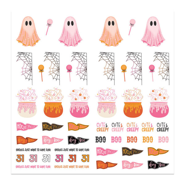 Photo Play Lil' Boo Thing 12X12 Pre-colored Dies Paper