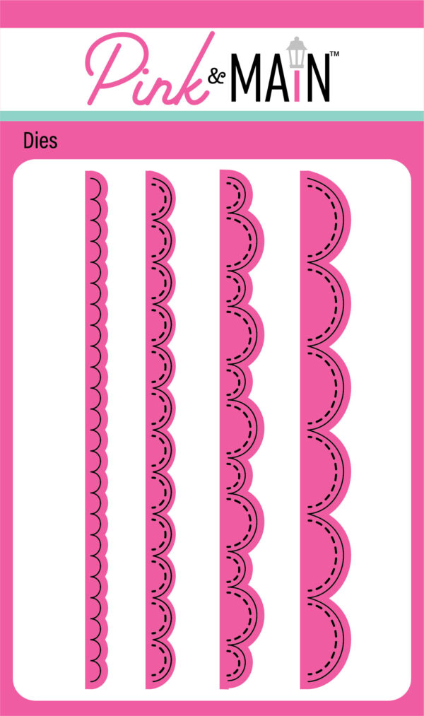 Pink & Main Die Fun Scallop Border