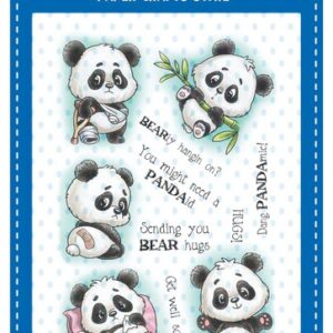 WHIMSY STAMP PANDA GET WELL