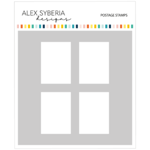 Alex Syberia Stencil Postage Stamps