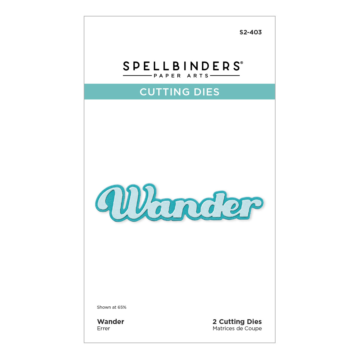 Spellbinders Wander Etched Dies From the Storytelling By Spellbinders Collection