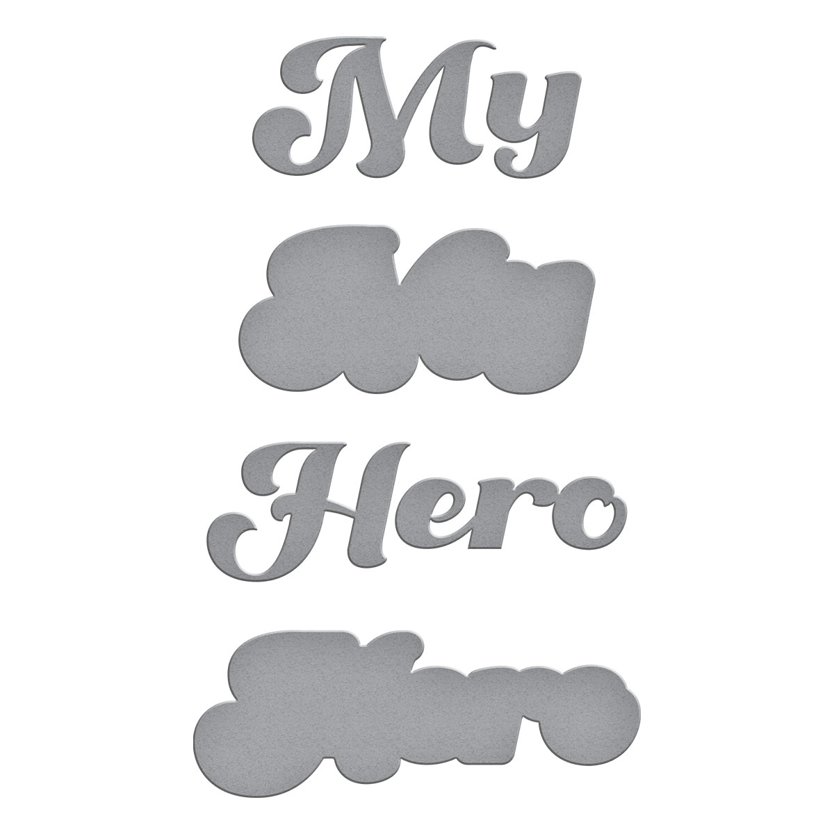 Spellbinders My Hero Etched Dies From the Storytelling By Spellbinders Collection