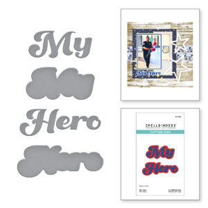 Spellbinders My Hero Etched Dies From the Storytelling By Spellbinders Collection