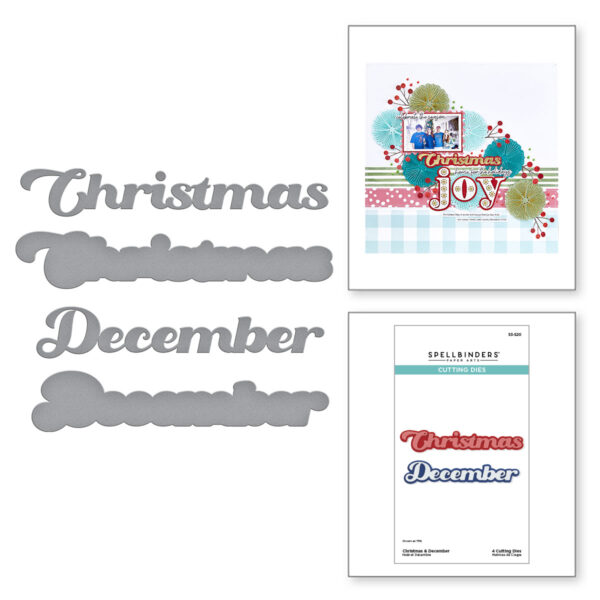 Spellbinders Christmas & December Etched Dies From the Storytelling By Spellbinders Collection