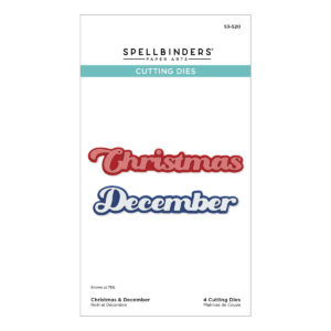 Spellbinders Christmas & December Etched Dies From the Storytelling By Spellbinders Collection