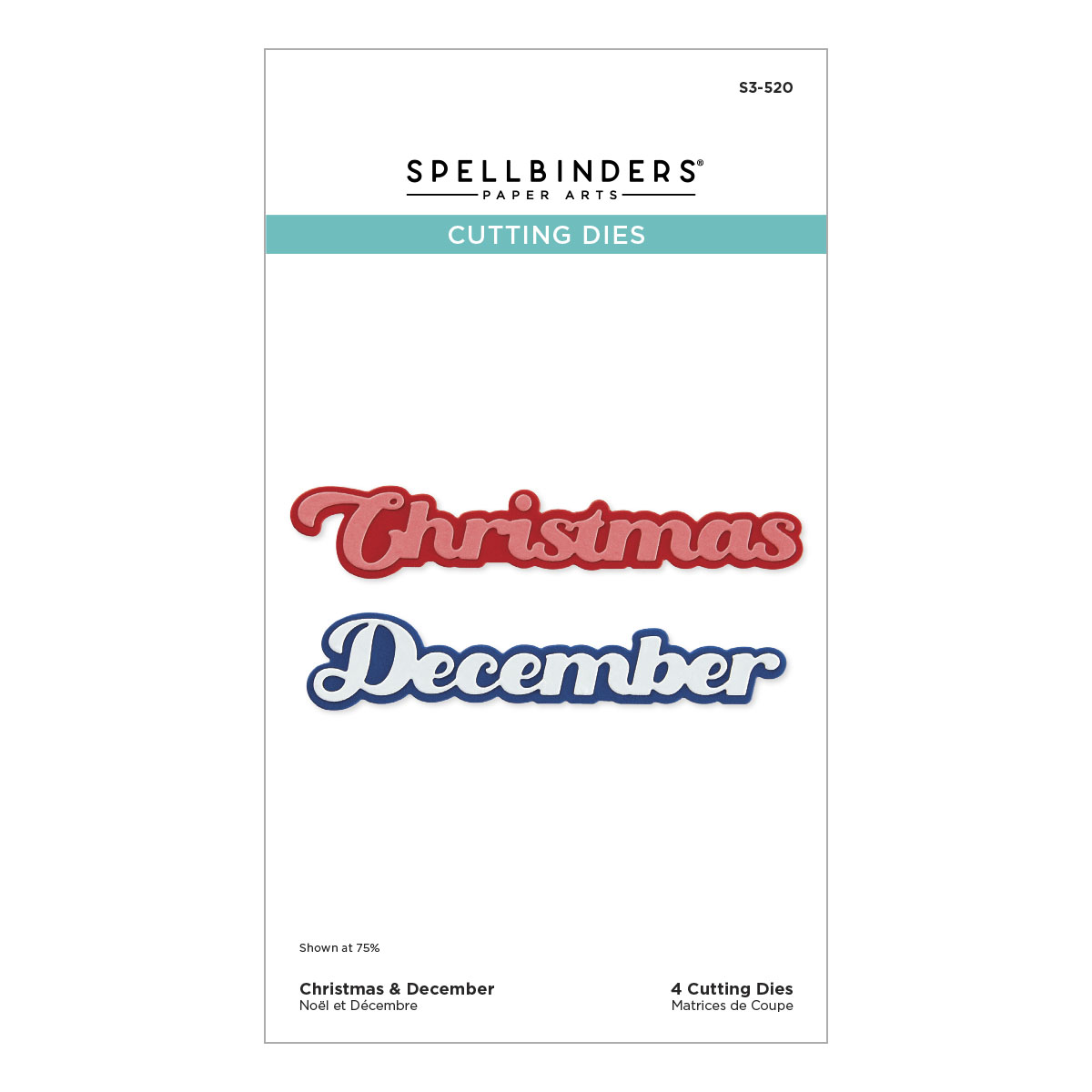 Spellbinders Christmas & December Etched Dies From the Storytelling By Spellbinders Collection