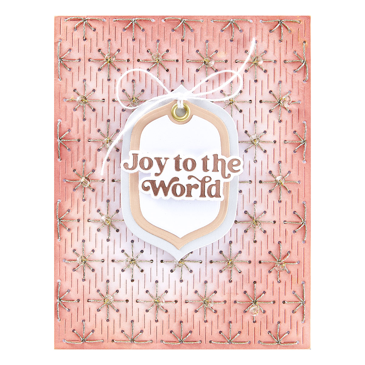 Spellbinders Stitched Starfilled Background Etched Dies From the Stitched Bright Collection