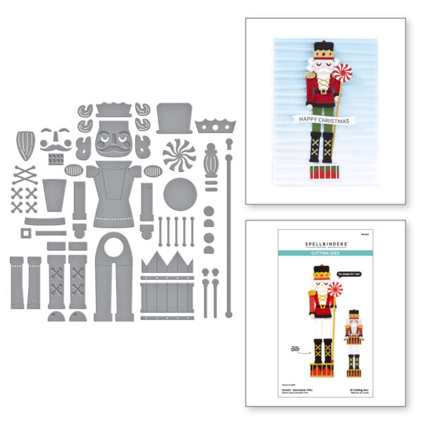 Spellbinders Dancin' Nutcracker Fitz Etched Dies From the Dancin' Christmas Friends Collection