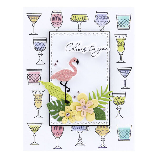 Spellbinders Perfect Touch Rectangles and Tag Etched Dies From the Happy Hour Collection