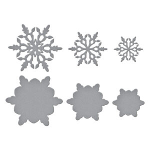 Spellbinders Layering Snowflakes Etched Dies From the Let It Snow Collection By Simon Hurley