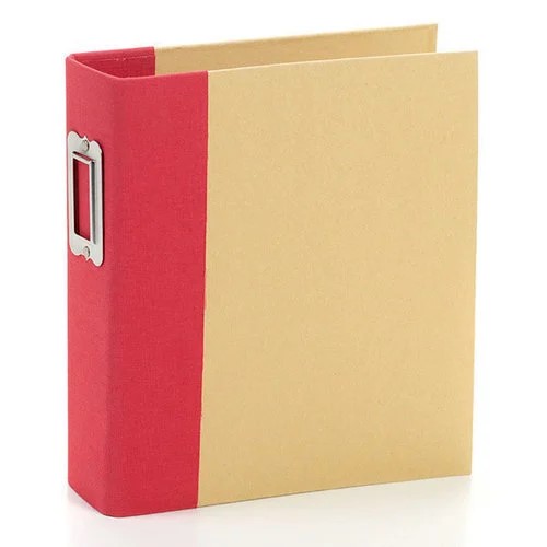 SIMPLE STORIES SN@P! 6X8 BINDER RED