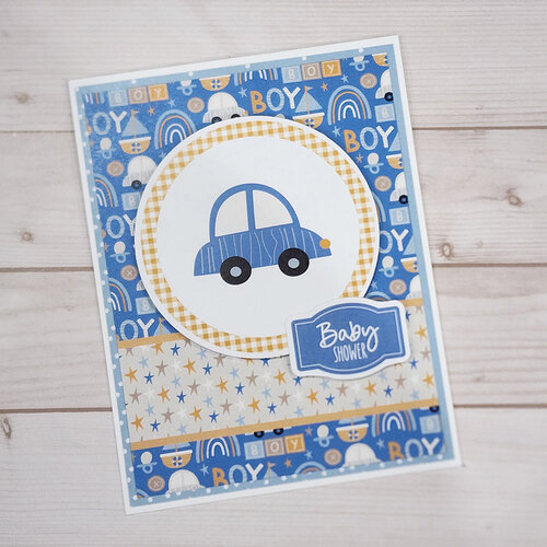 PAPER ROSE HELLO LITTLE BOY DIE CUTS