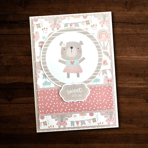 PAPER ROSE 6X8 HELLO LITTLE GIRL QUICK CARDS COLLECTION