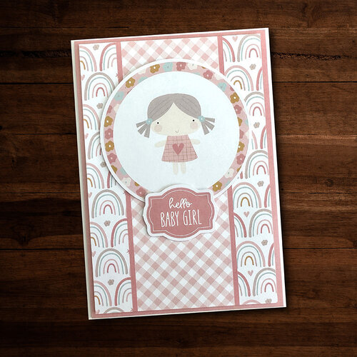 PAPER ROSE 6X8 HELLO LITTLE GIRL QUICK CARDS COLLECTION