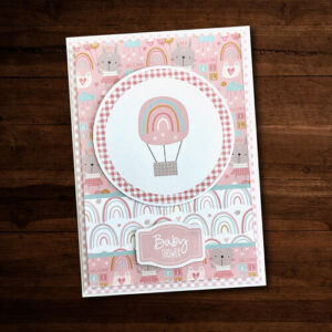 PAPER ROSE 6X8 HELLO LITTLE GIRL QUICK CARDS COLLECTION