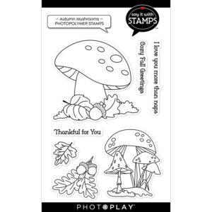 Photo Play Stamp Autumn Mushrooms