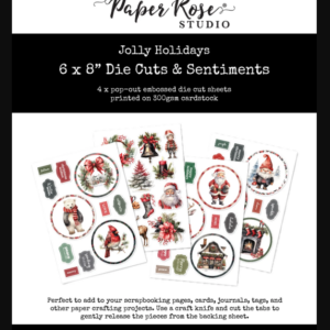 PAPER ROSE JOLLY HOLIDAYS DIE CUTS