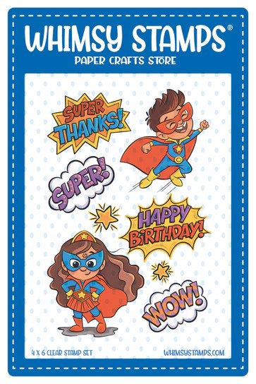 WHIMSY STAMP SUPER KIDS