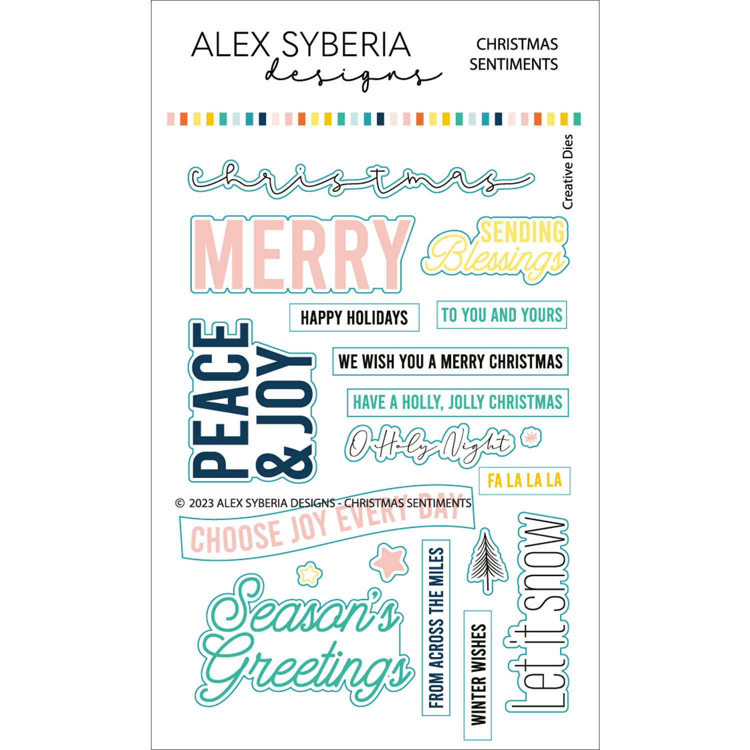 Alex Syberia Die Christmas Sentiments