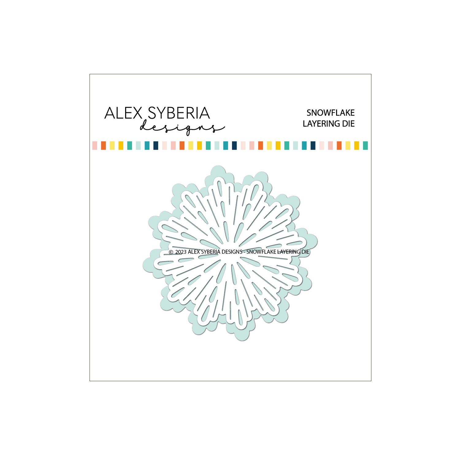 Alex Syberia Die Snowflake Layering Die