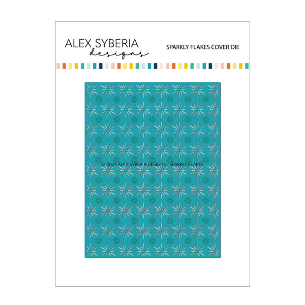 Alex Syberia Die Sparkly Flakes Cover Die