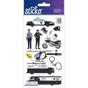 EK STICKER POLICE OFFICERS & CARS