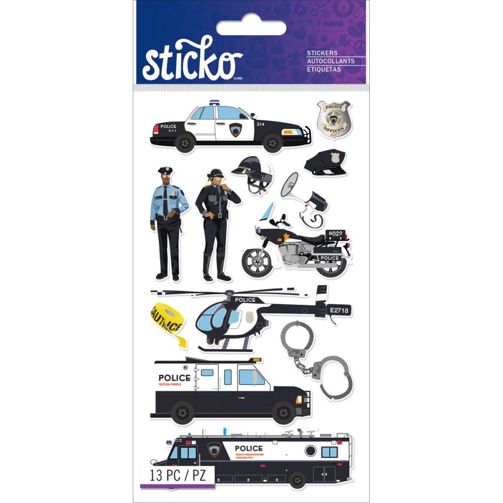 EK STICKER POLICE OFFICERS & CARS