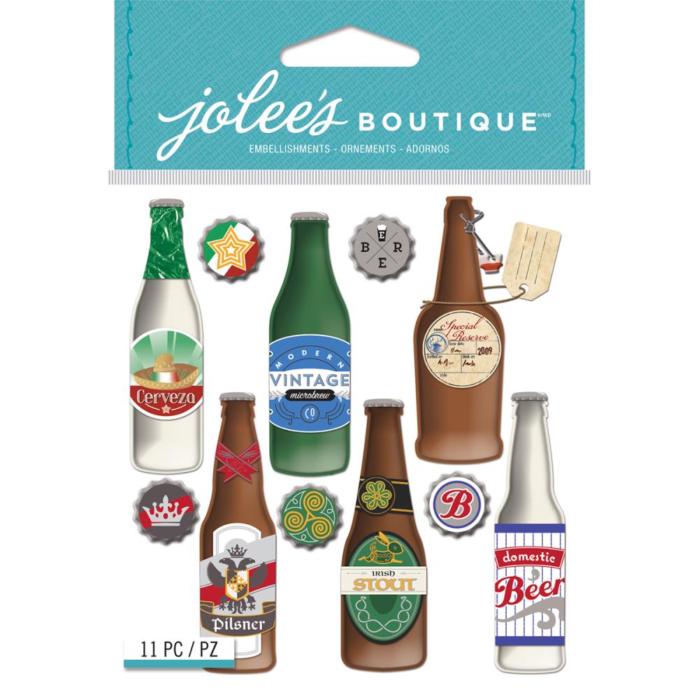 EK JOLEES STICKER BEER BOTTLE DOMES