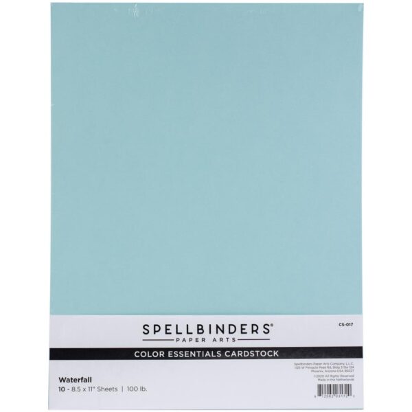 SPELLBINDERS 8.5X11 WATERFALL CARDSTOCK