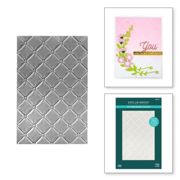 SPELLBINDERS TUFTED 3D EMBOSSING FOLDER