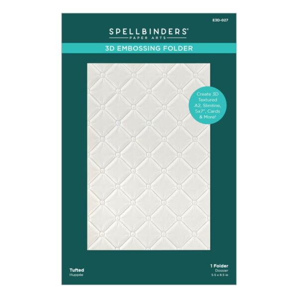 SPELLBINDERS TUFTED 3D EMBOSSING FOLDER