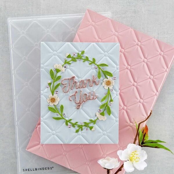 SPELLBINDERS TUFTED 3D EMBOSSING FOLDER