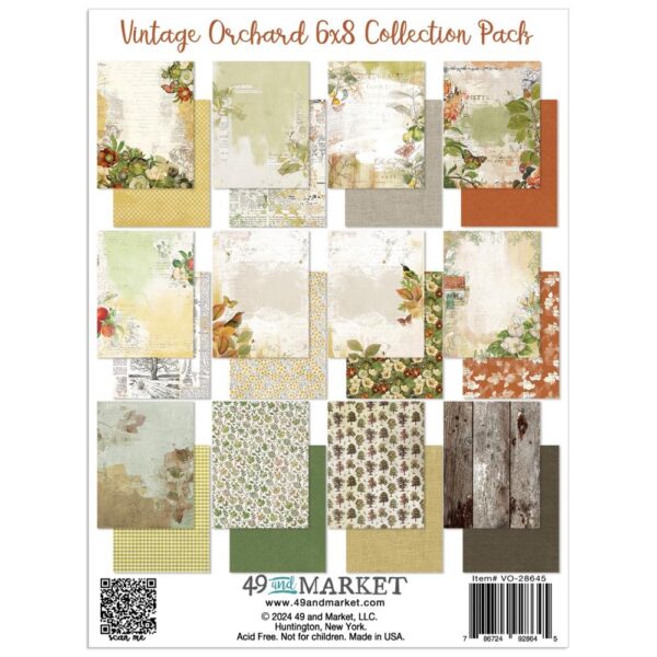 49 & MARKET VINTAGE ORCHARD 6X8 PAPER PAD