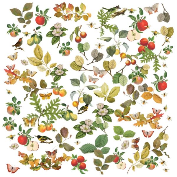 49 & MARKET VINTAGE ORCHARD LASER CUT WILDFLOWERS