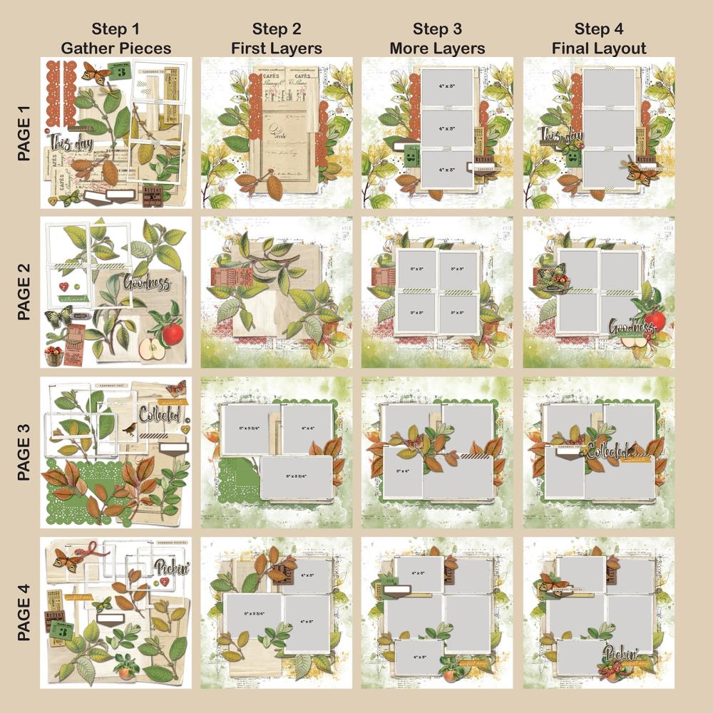 49 & MKT VINTAGE ORCHARD PAGE KIT