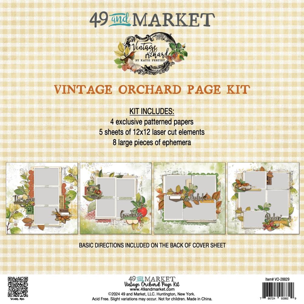 49 & MKT VINTAGE ORCHARD PAGE KIT