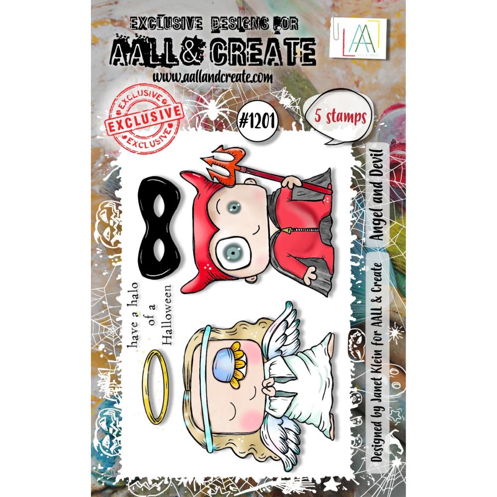 AALL & CREATE STAMP ANGEL AND DEVIL