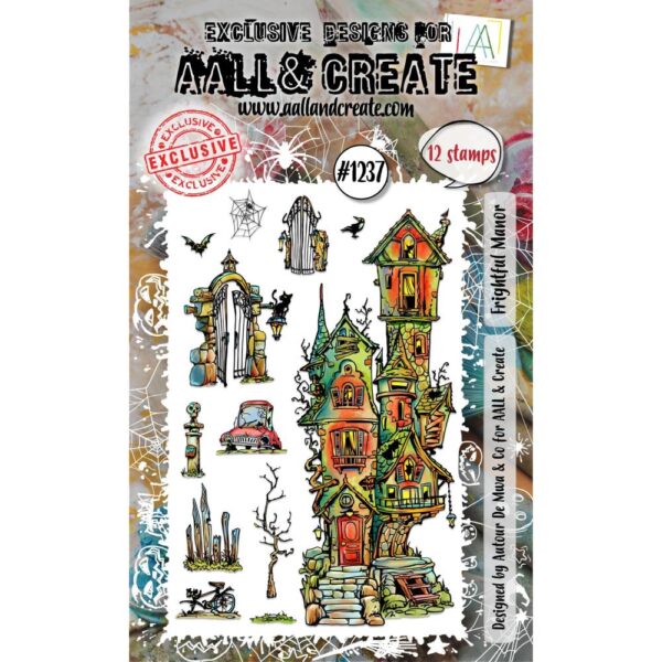 AALL & CREATE STAMP FRIGHTFUL MANOR