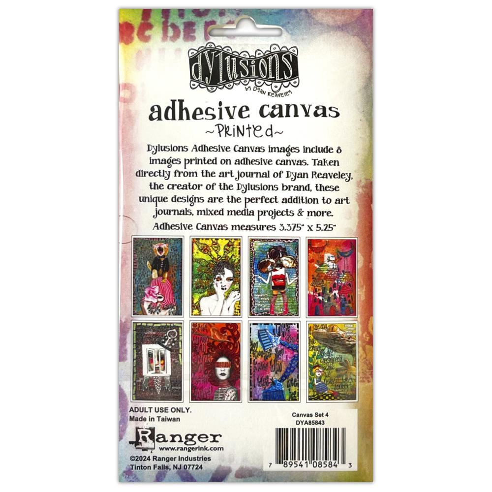 RANGER DR DYLUSIONS ADHESIVE CANVAS SET 4