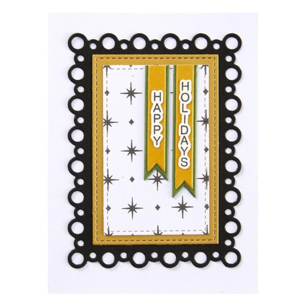 SPELLBINDERS PRESS PLATE HOLIDAY BACKGROUND PANELS