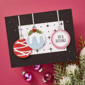 SPELLBINDERS PRESS PLATE HOLIDAY BACKGROUND PANELS