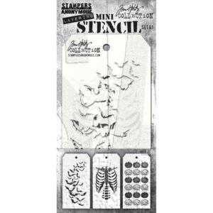 ART GONE WILD TIM HOLTZ STENCIL MINI SET 61