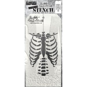 ART GONE WILD TIM HOLTZ STENCIL BONES