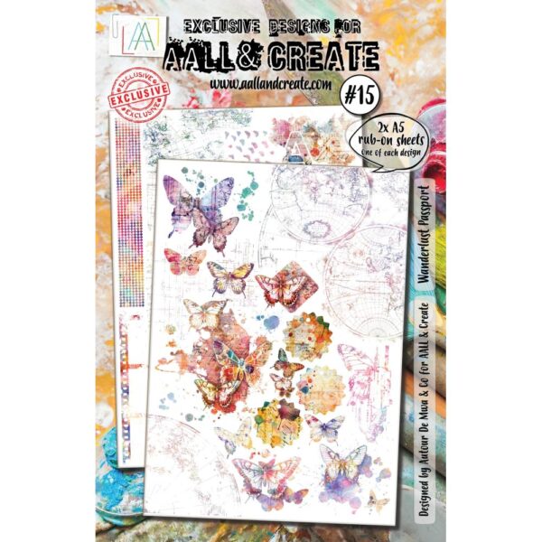 AALL & CREATE RUB-ON WANDERLUST PASSPORT