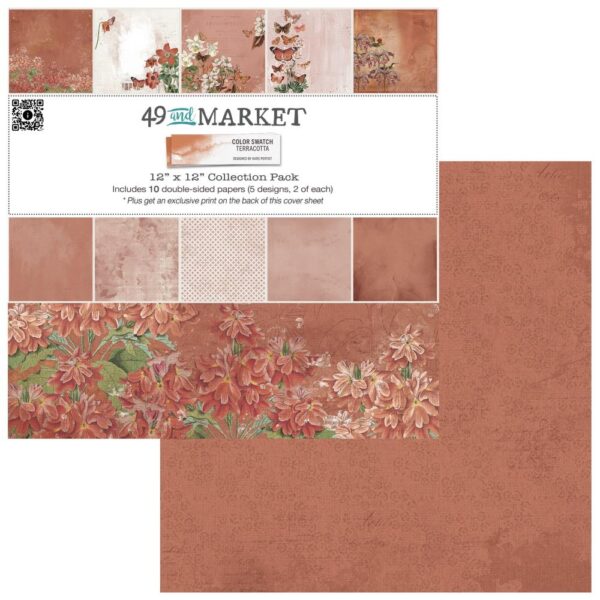 49 & MARKET COLOR SWATCH TERRACOTTA 12X12 COLLECTION PACK