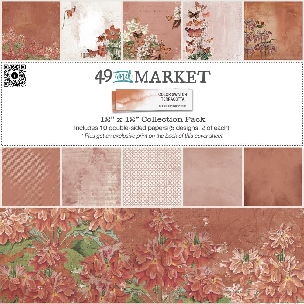 49 & MARKET COLOR SWATCH TERRACOTTA 12X12 COLLECTION PACK